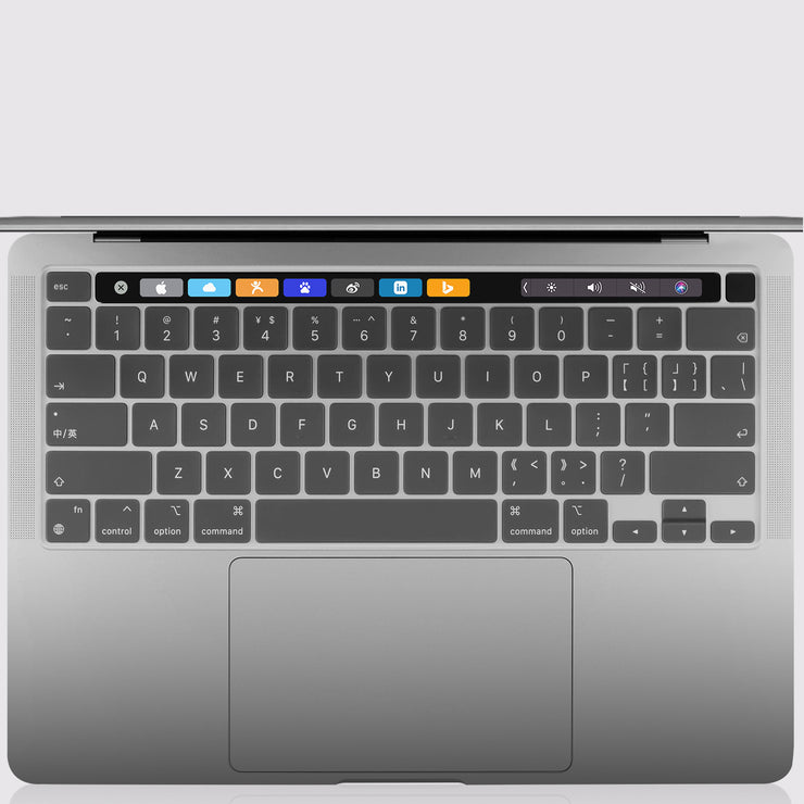 LENTION Silicone Keyboard Cover Skin for New MacBook Pro 16/ 2020 MacBook Pro 13, with Multi-Touch Bar(US Layout) (S130)