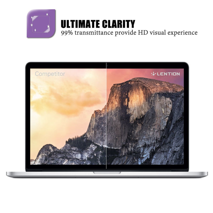 Lention.com: HD Clear Film Screen Protector Compatible with MacBook 12/MacBook Pro 16 15 13/MacBook Air 1311