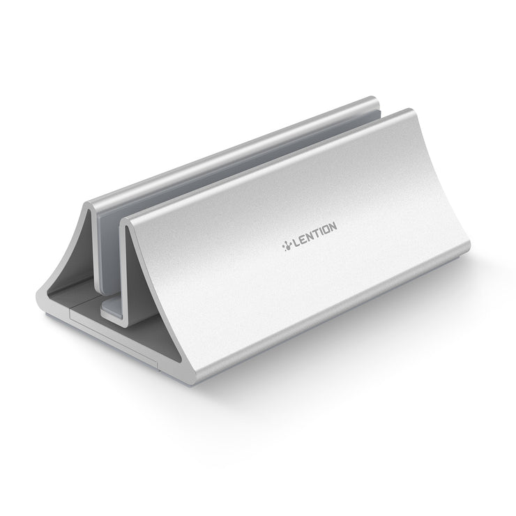 LENTION Aluminum Space-Saving Vertical Desktop Stand | Lention.com