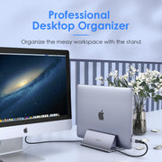 LENTION Aluminum Space-Saving Vertical Desktop Stand (Stand-LS2)