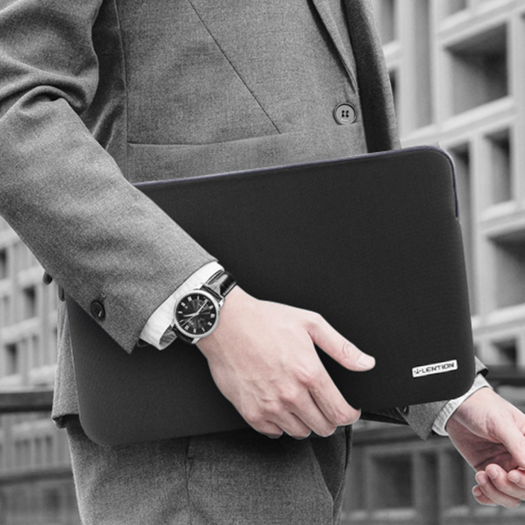Neoprene Series Zipper MacBook Sleeve Case Compatible 13/ 14/ 15 inches slim laptop - Lention.com