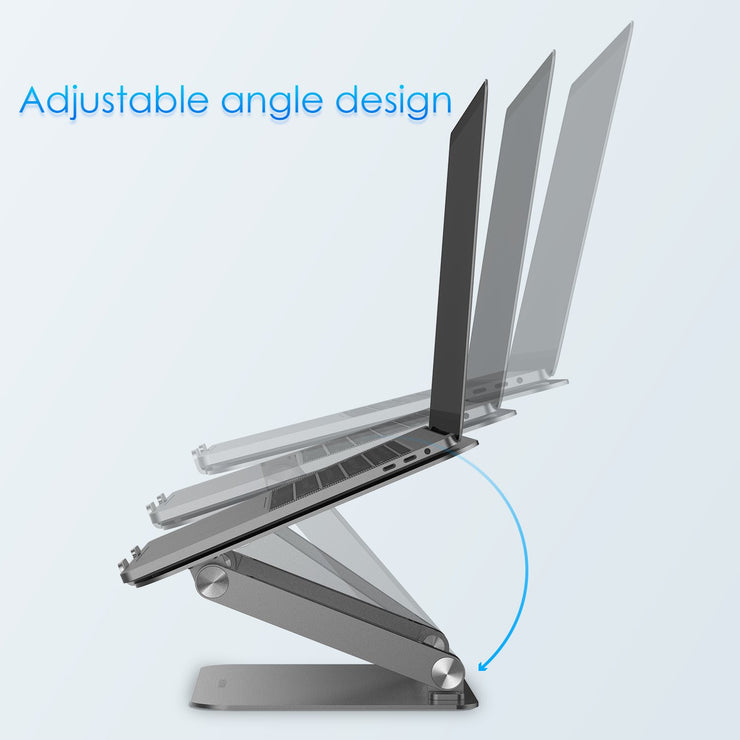 LENTION L5 Adjustable Height with Multiple Angle Laptop Notebook Stand with Adjustable Riser (Stand-L5)