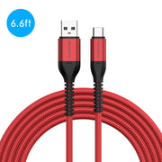 LENTION Fast Charging USB A to USB C 27W Braided Charger Cord (CB-ACT)