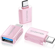 LENTION USB-C to USB 3.0 Adapter (3 Pack) OTG Converter (CB-C3s-3)