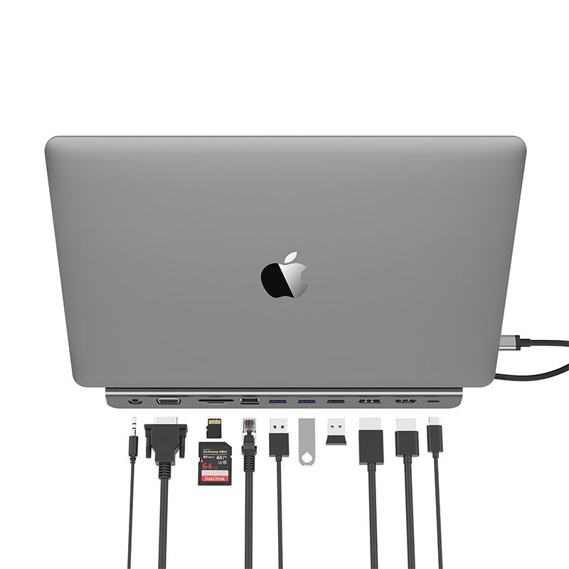rolle har en finger i kagen Articulation USB C 11-in-1 Laptop Docking Station For Macebook|Lention