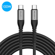 LENTION USB C to USB C Fast Charging Cable Covered with Braided Cord (CB-CCT)