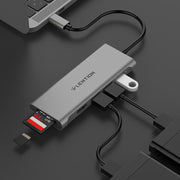 LENTION USB C Hub with 4K HDMI, 3 USB 3.0, SD 3.0 Card Reader , new macbook air & pro 13/15/16 (with thunderbolt 3 ports)Macbook 12/new imac /imac pro  - $25.99-  Lention.com