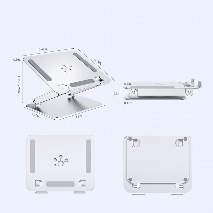 LENTION L5b Adjustable Height Laptop Stand with Multiple Angle (Stand-L5b)