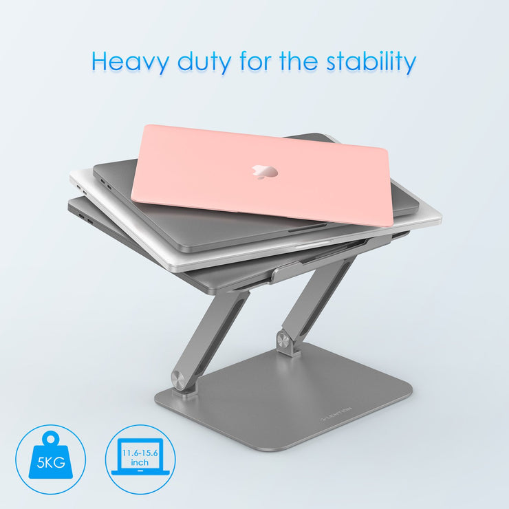 Lention.com: Lention Laptop Stand, L5 Adjustable Height Laptop Stand Desk Riser with Multiple Angle,Computer Stand: Office  Products