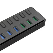 LENTION Powered 7 USB 3.0 Multiport Hub with 3 Smart Charging | Lention.com