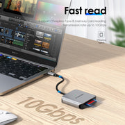 $39.99 - LENTION USB-C to CF Card Reader, SD 3.0 Card Adapter