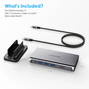 LENTION Universal USB-C Docking Station 4K 30Hz (CB-D53)