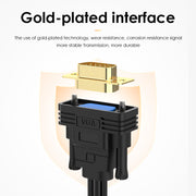  Gold Plated VGA to USB-A, HDMI, 3.5mm Cable Adapter 6.6ft|Lention.com